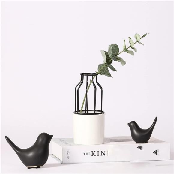 Small Animal Statues Home Decor Modern Style Black Decorative Ornaments - Picture 6 of 6